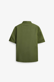 NU Lyocell-Linen Zip Shirt