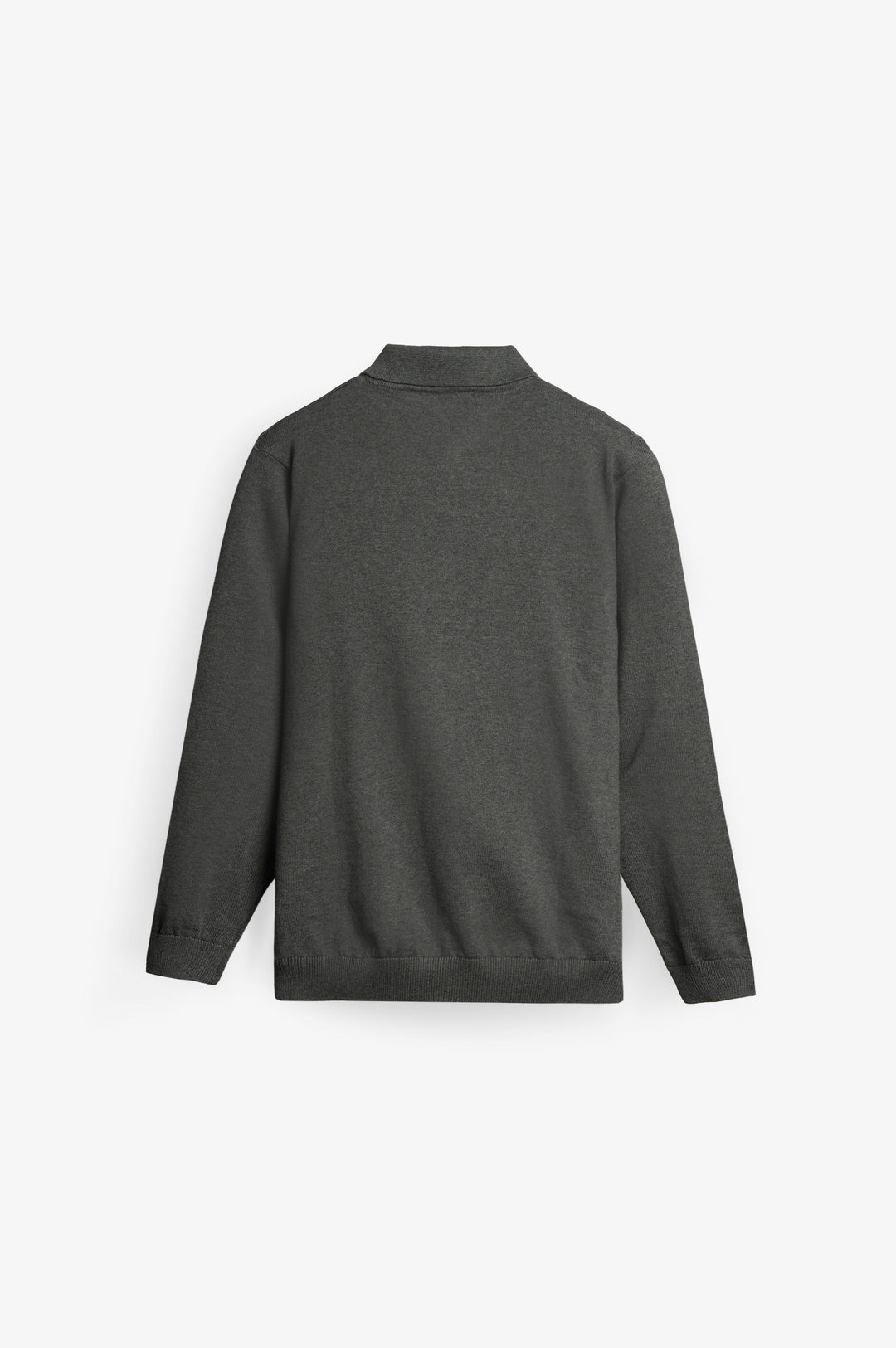 NU Cotton-Melange Zip Knit Polo