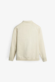 NU Cotton-Melange Zip Knit Polo