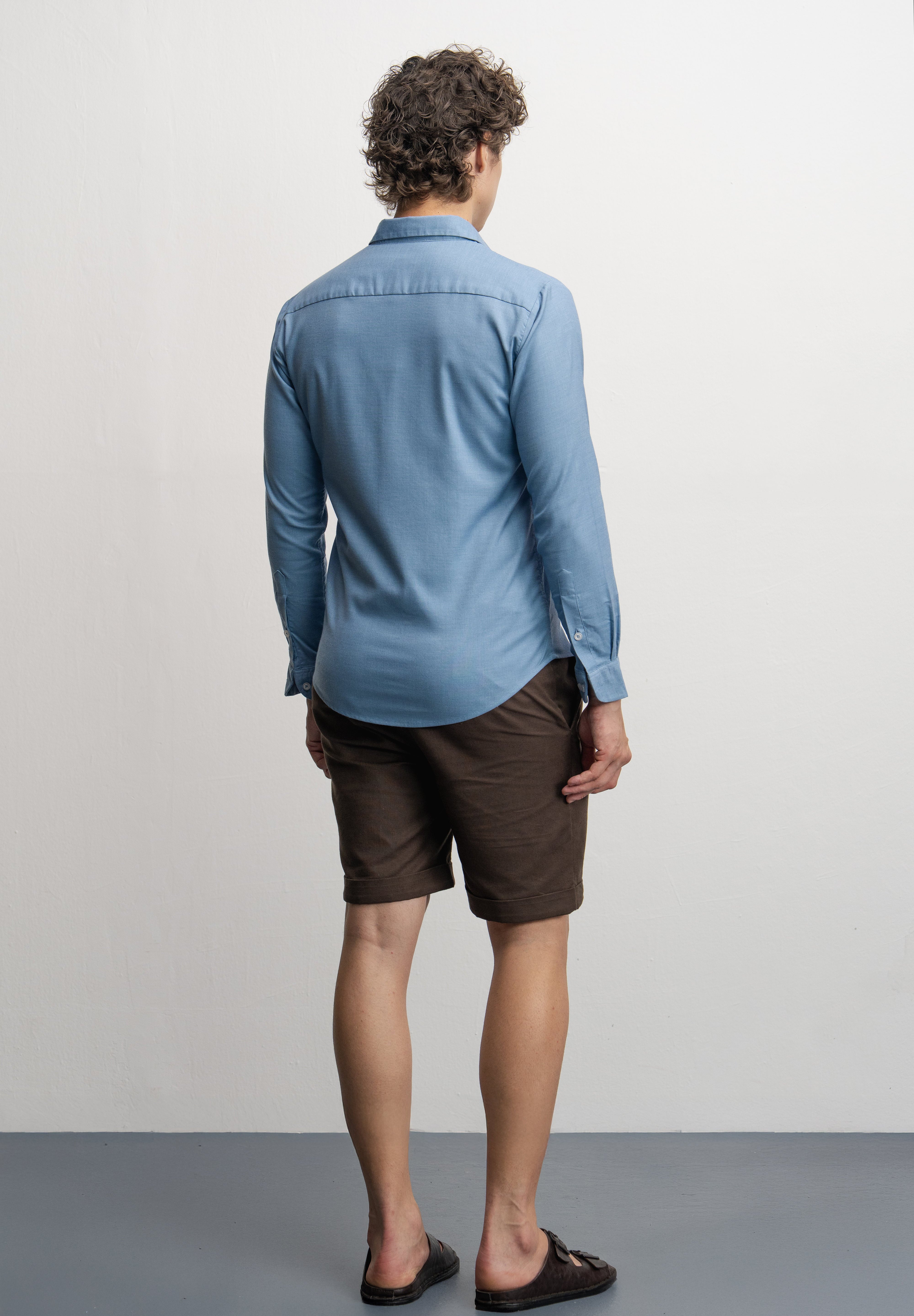 NU Cotton-Lycra Stretch Shirt