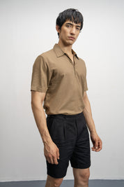 NU Lyocell-Linen Zip Shirt
