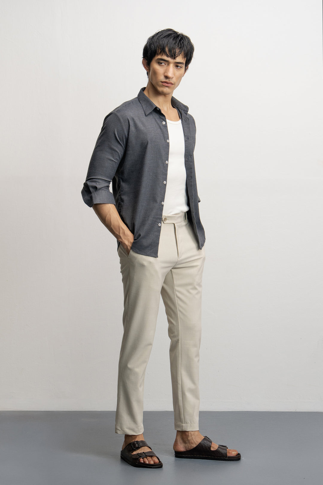 NU Cotton-Lycra Stretch Shirt