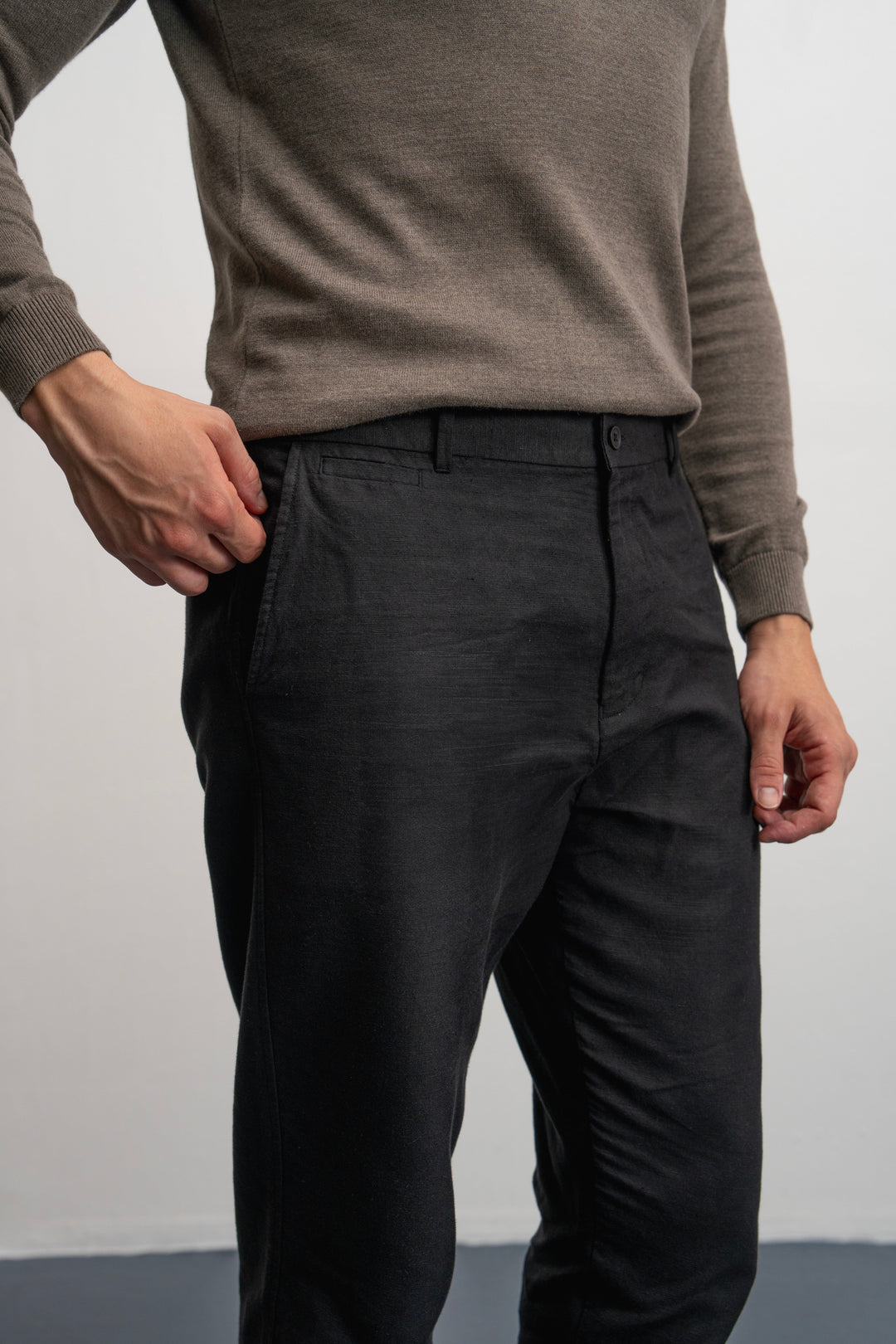 NU European Linen Essential Trouser