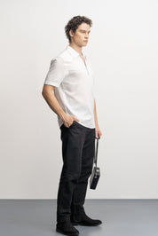 NU Lyocell-Linen Zip Shirt