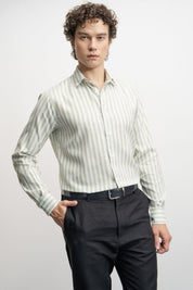 NU European Linen Striped Classic