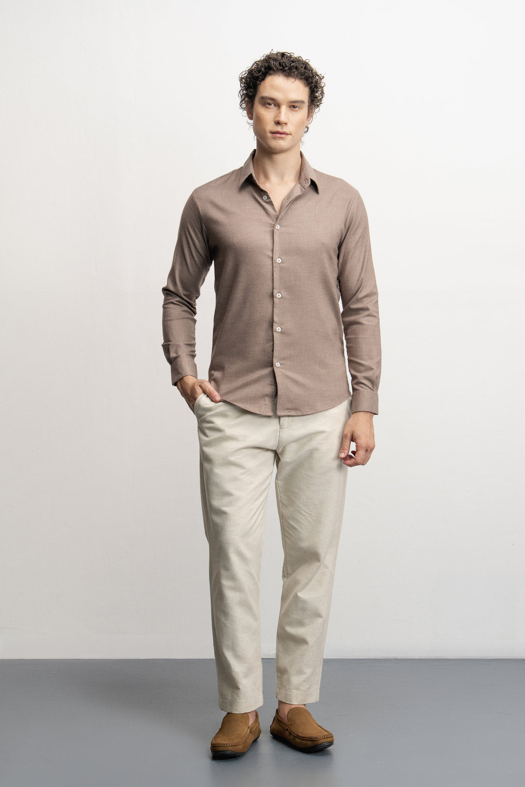 NU European Linen Essential Trouser