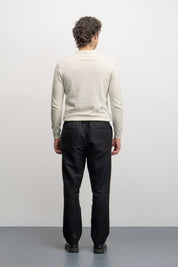 NU Cotton-Melange Zip Knit Polo