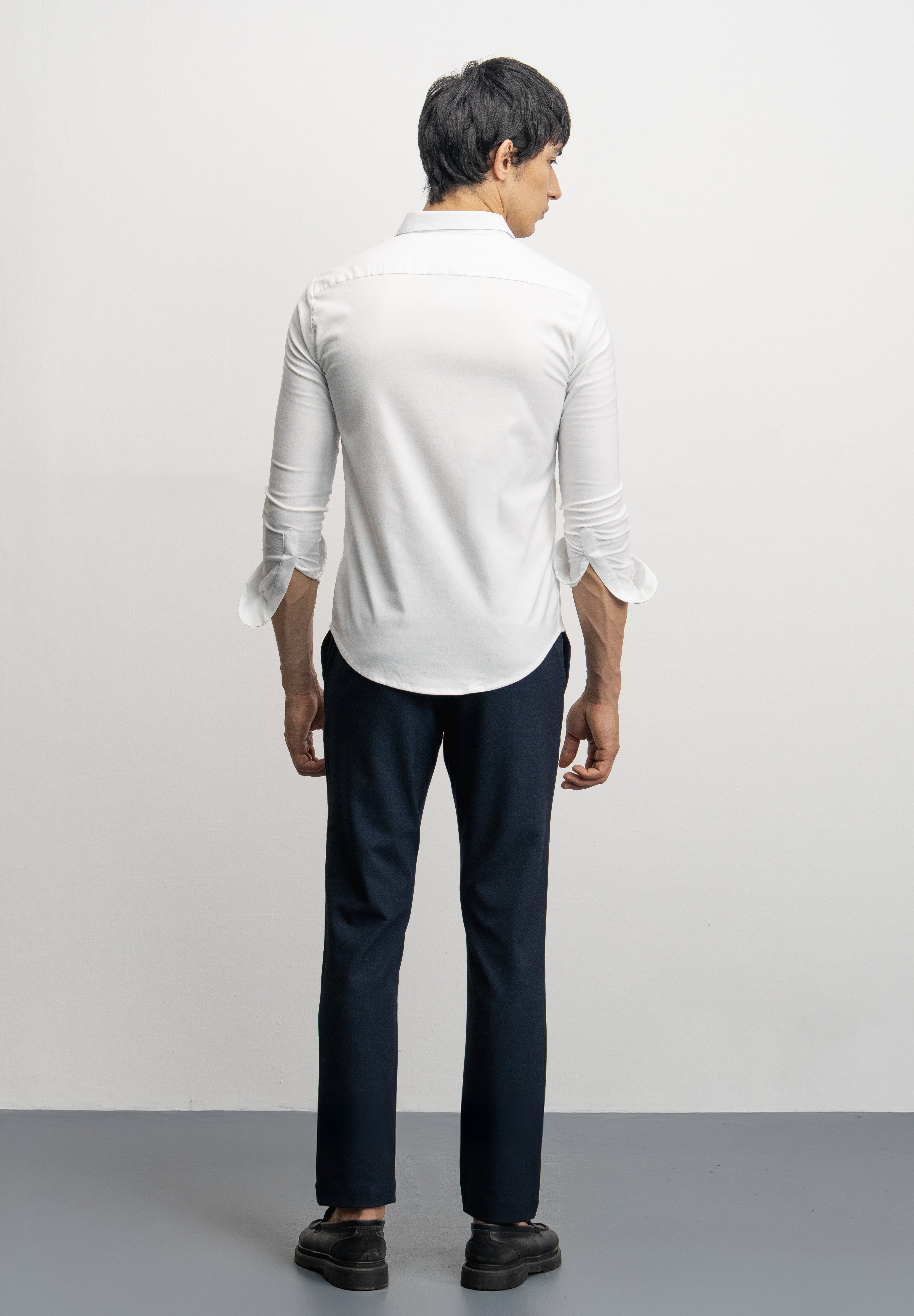 NU Cotton-Lycra Stretch Shirt